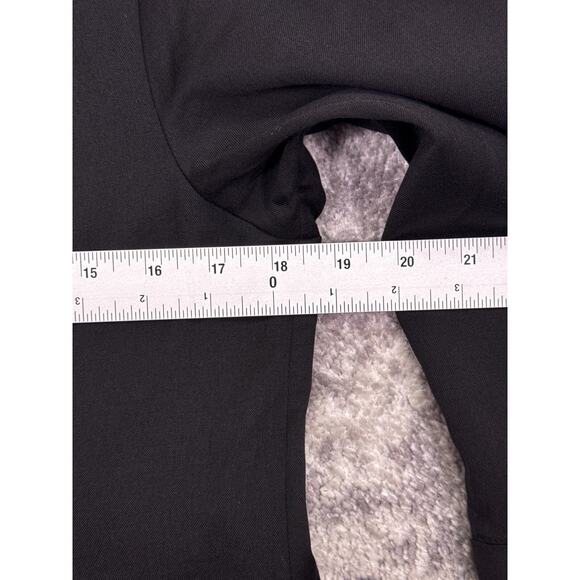 COS Dress 8 Womens Black Suit Wool Pleated 3/4 Minimalist - Picture 4 of 8